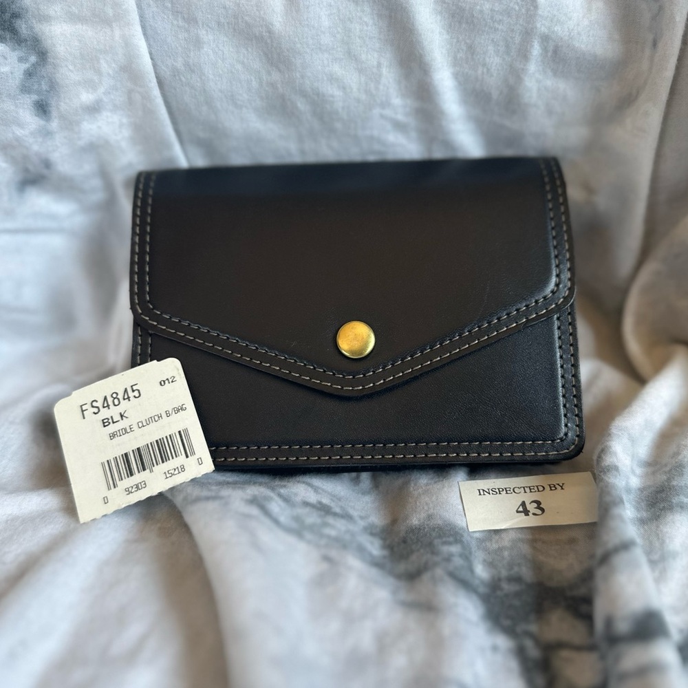 Vintage Coach Bridle Cluch Bet Bag